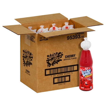 Kool-Aid Beverage Kool-Aid Burst Cherry 6.75 fl. oz., PK12 10043000953935